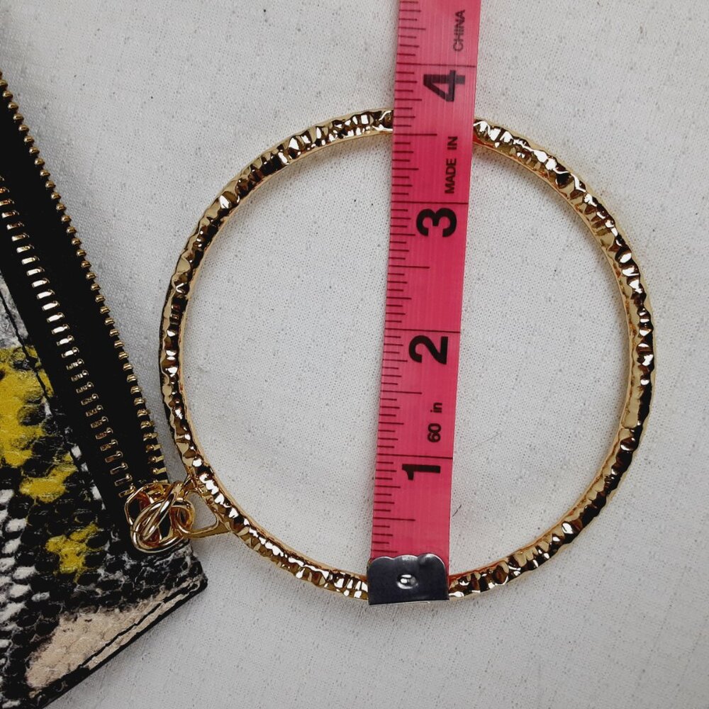 Ted Baker Large Clutch Wristlet Python Snake Leat… - image 8